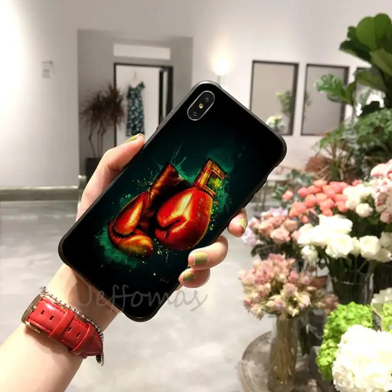 

Boxing Gloves Phone Case for iPhone 11 12 pro XS MAX 8 7 6 6S Plus X 5S SE 2020 XR