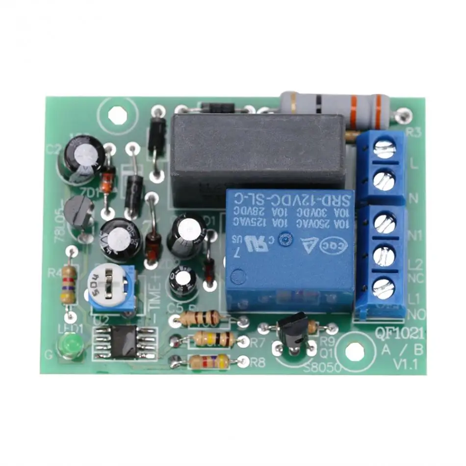 AC 220 В релейный модуль коммутатора Время задержки срабатывания цепи таймер