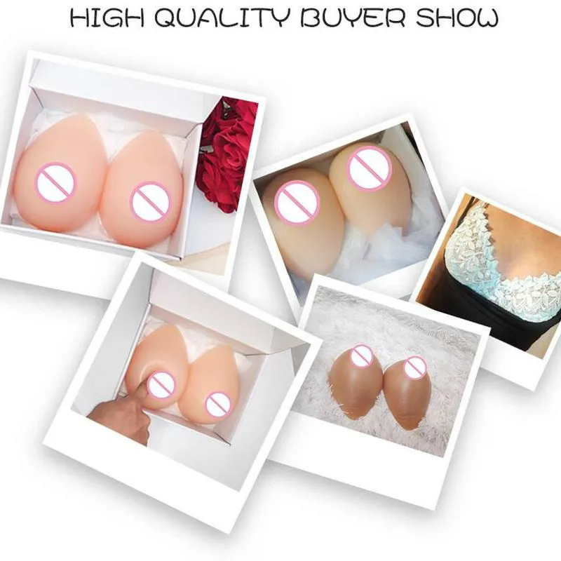 Hot Sale Artificial Silicone Breast Forms Soft Fake Boobs for Crossdresser Postoperative Drag Queen Transvestite Mastectomy Bra