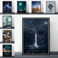 interstellar poster classic sci fi movie canvas wall artist home decoration printing gift
