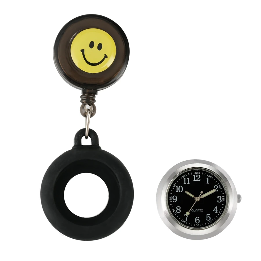 Кварцевые карманные часы унисекс с красочными улыбками подвесками для детской