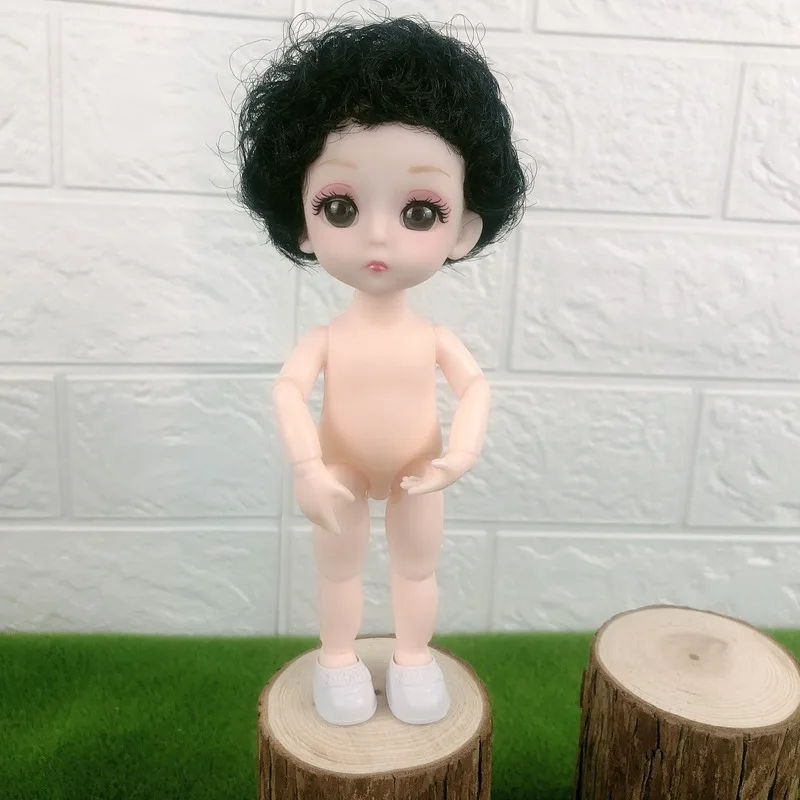 

13 Moveable Jointed Doll Toys for Children 16cm 1/12 BJD Baby Doll White Skin Naked Body Fashion Dolls for Children Gift