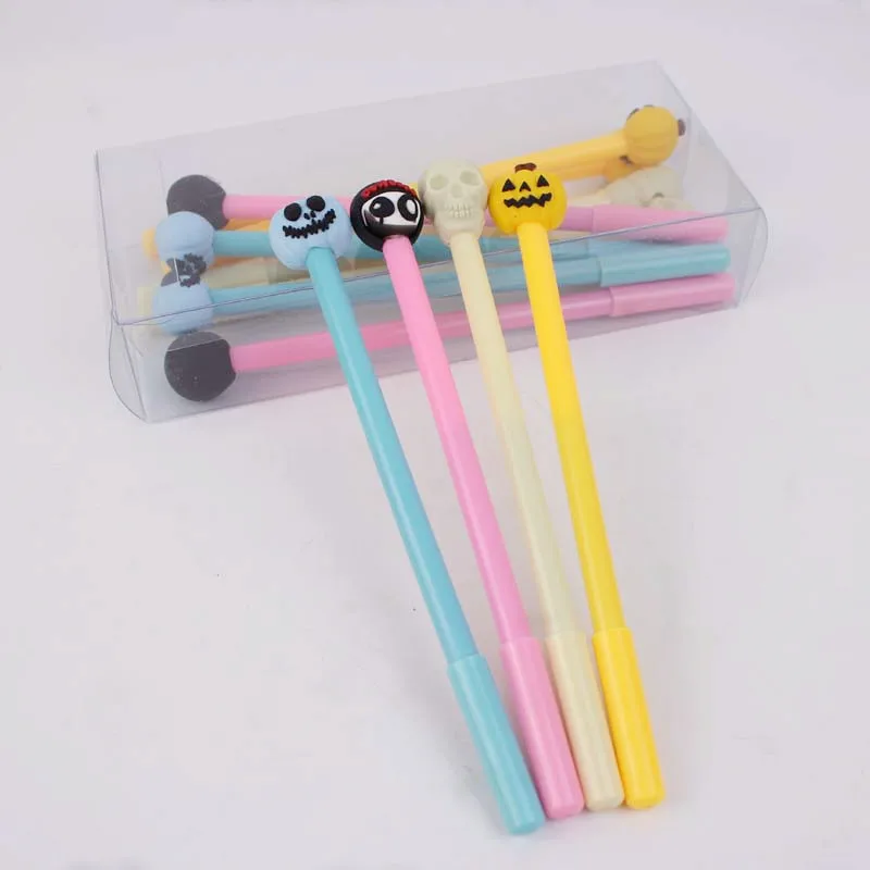 Kup 20 Sztuk Długopis Kreatywny śliczne Dyniowa Głowa Długopis żelowy Styl Halloweenowy Papiernicze Hurtownia Uczeń Z Czarnym Wkładem Canetas Atacado