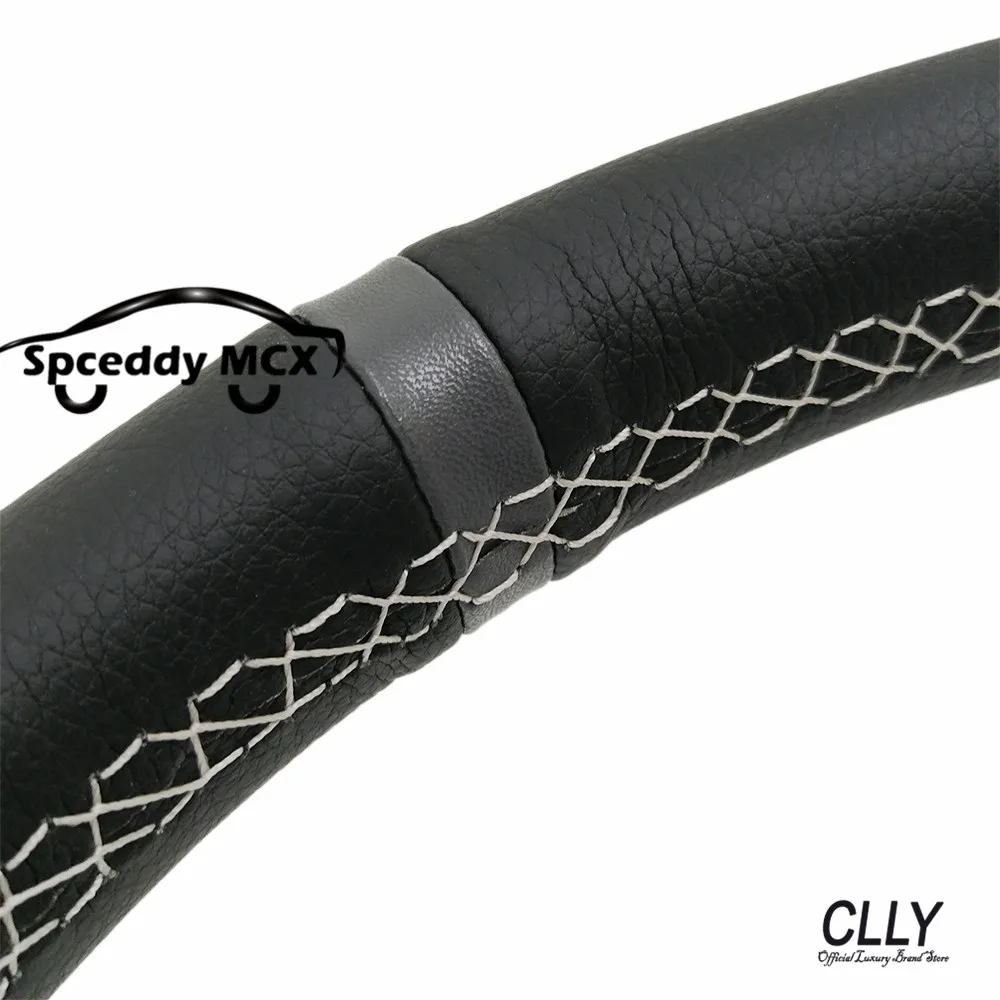 Спортивное гоночное рулевое колесо 350 мм Глубокий Кукуруза с спицами черный 14