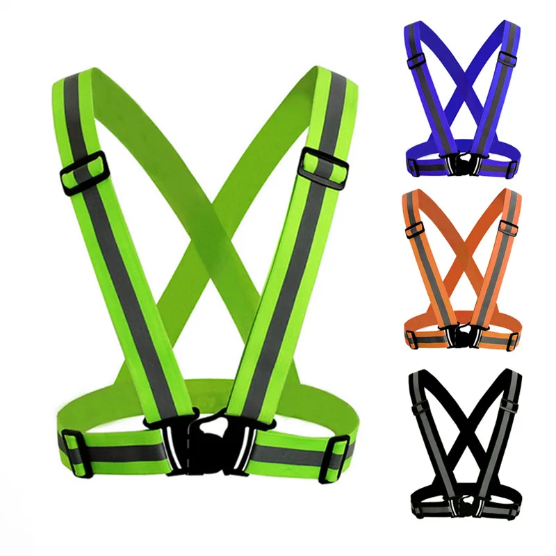 

Высокоэластичный светоотражающий жилет безопасности для бега, езды на велосипеде