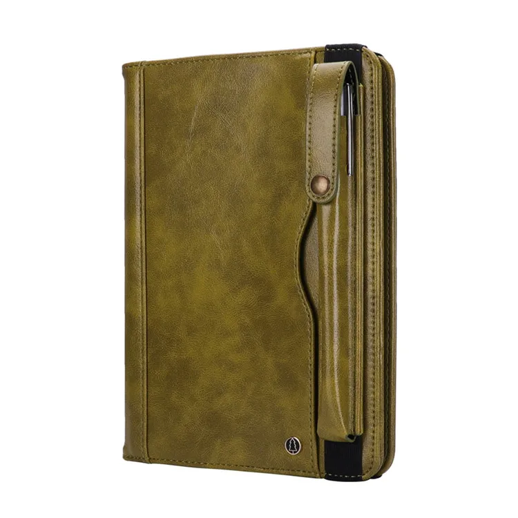 Кожаный чехол для iPad 9,7 funda с держателем стилуса 5-го 6-го поколения чехол для планшета для iPad 5 6 откидная подставка