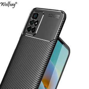for xiaomi poco m4 pro 5g case bumper full cover silicone carbon fiber cover for xiaomi poco m4 pro 5g case for poco m4 pro 5g free global shipping