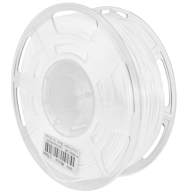 

3D Printer Flexible TPU Filament 1.75+/-0.02mm 0.8KG High Purity TPU Consumables
