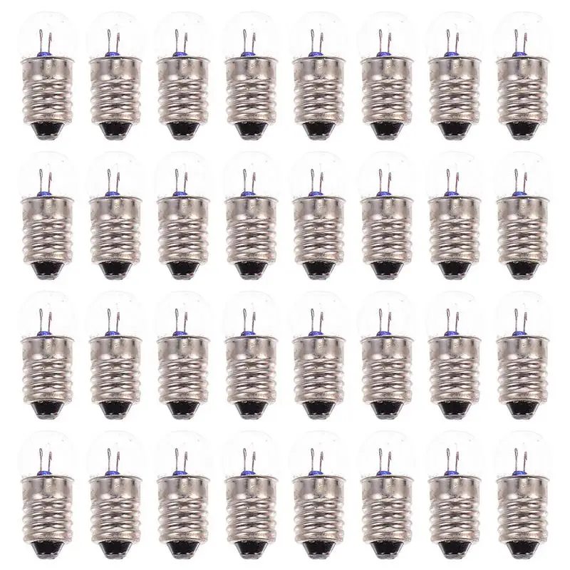 

1 set of Mini Light Bulbs Electrical Laboratory Supplies Flashlight Bulbs