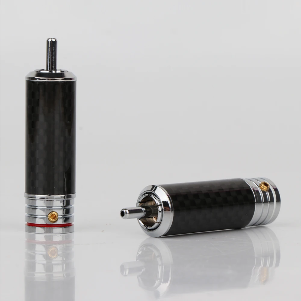 4 шт. аудио родиевое покрытие RCA разъем аксессуары hifi соединительный кабель