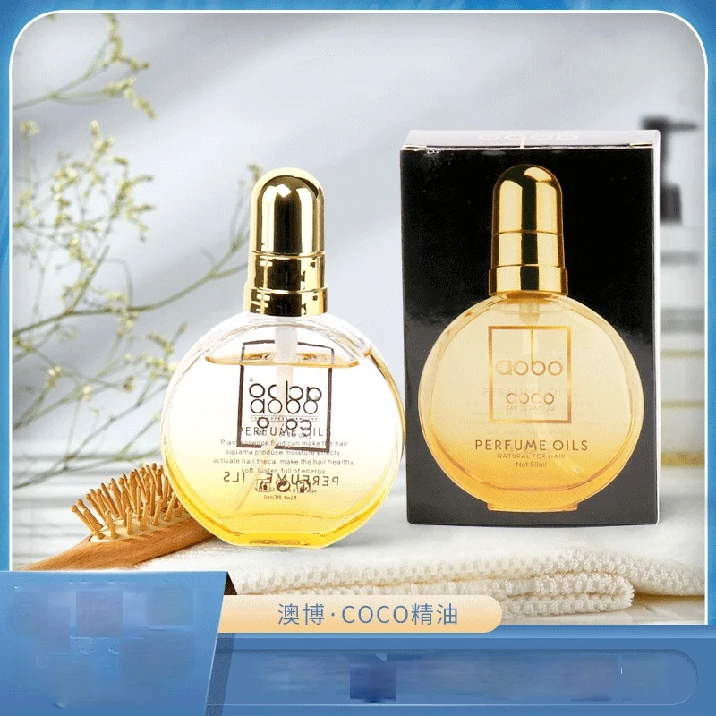 Парфюмерное эфирное масло для ухода за волосами увлажняет и смягчает Уход