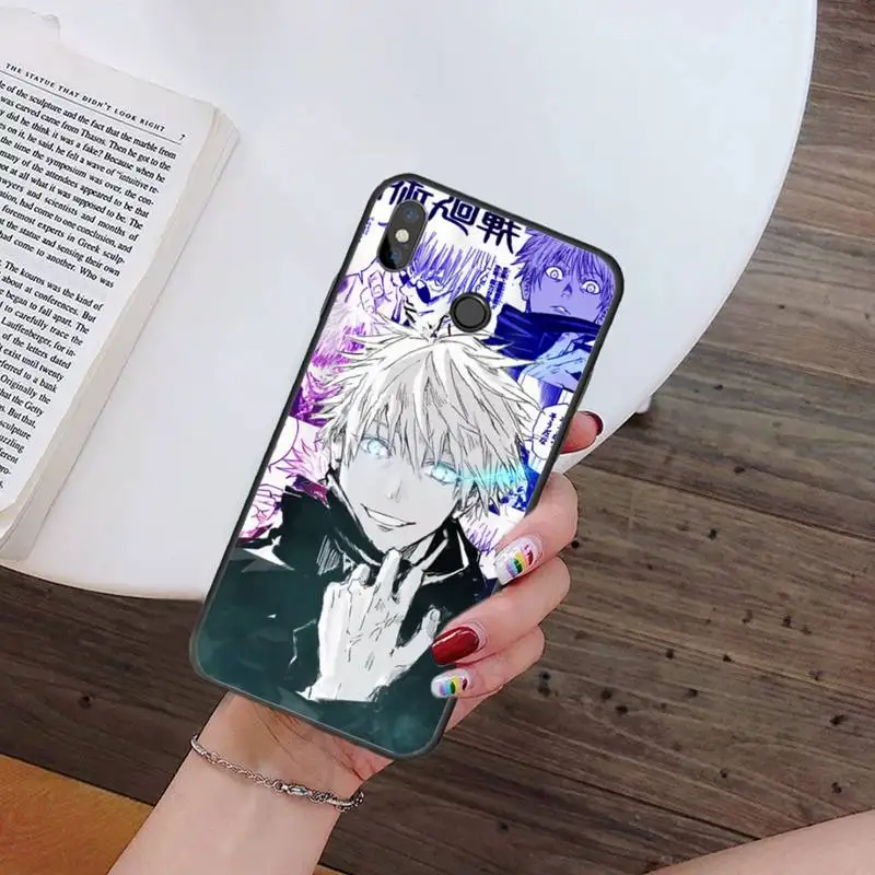 

jujutsu kaisen cool funny anime Phone Case For Xiaomi Redmi 7 9t 9se k20 mi8 max3 lite 9 note 8 9s 10 proShell Cover Funda
