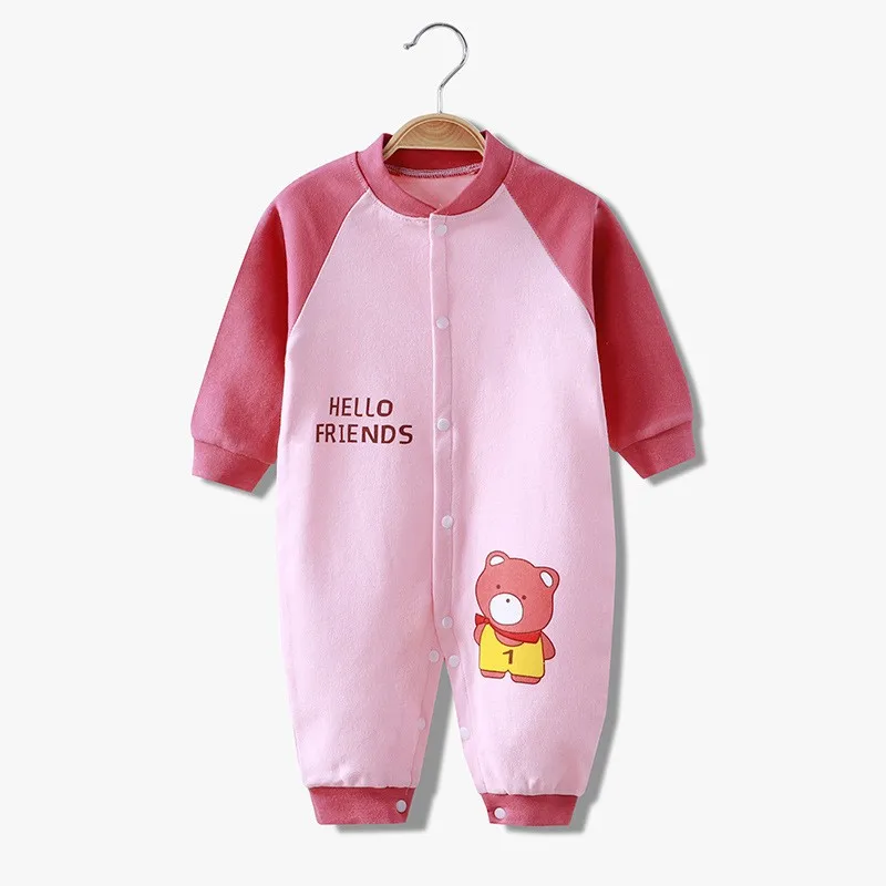 2021 Winter Newborn Baby Pajamas Onesie Funny Toddler Clothes Fashion Lovely Infantil Romper Girls 3 6 12 24 Month | Детская одежда и