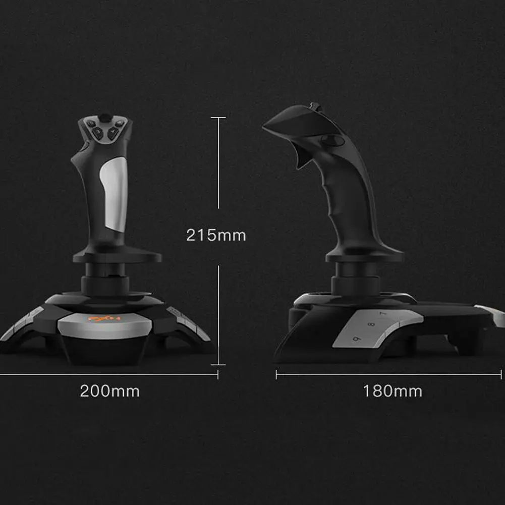 

2021 NEW Flight Stick Joystick USB Flight Simulator Simulator Dual-Vibration For PC Gaming ASFC Controlle P0X5
