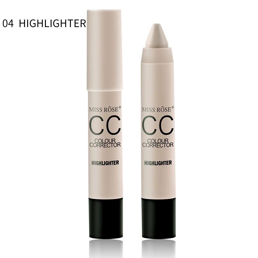 

MISS ROSE 4-color Tube Concealer Repair Stick Powder 6 Sticks Into The Color Box Makeup Concealer