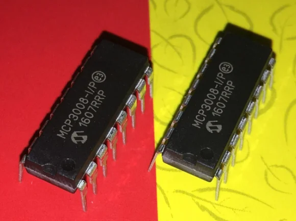 MCP3008-I / P IC ADC 10BIT 2 7 V 8CH SPI 16DIP MCP3008-IP | Компьютеры и офис