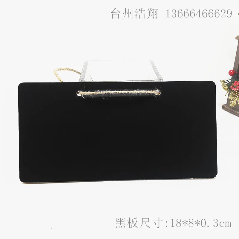 Доска деревянная Черная креативная веревка Очаровательная дверная тарелка для