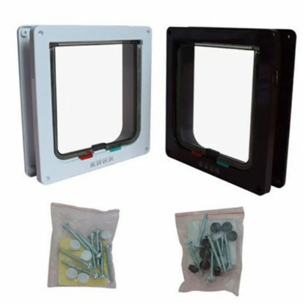 

Pet Cat And Dog Door Opening Easy To Install In And Out Direction Pet Adjustment Door Intimate Design Door