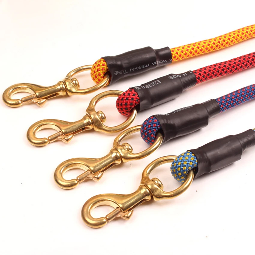 1.8m 3m 5m Reflective Large Dog Leash Nylon Leads Pet Running Handle Leashes Long Lead Climbing Rope For Medium | Дом и сад