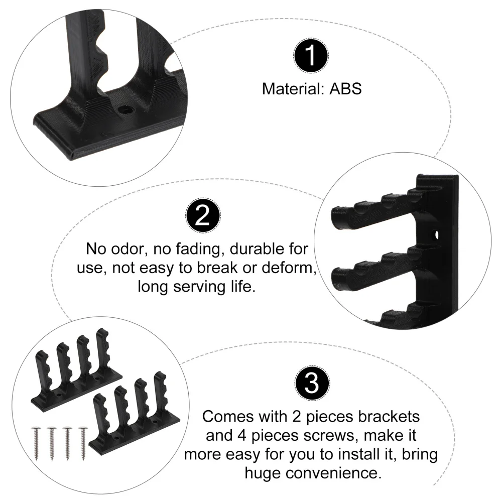 

2Pcs Bow and Arrow Wall Mounted Storage Brackets Holder Rack with Screws
