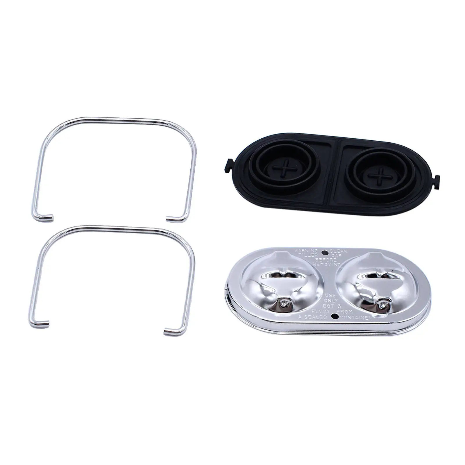 

Cylinder Cover Chrome Brake Lid Professional 1967-1982 Simple Operation for Corvette Easy Installation Simple operation
