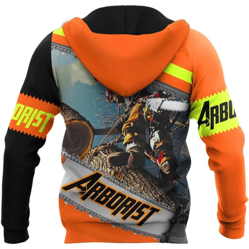 

Beautiful Arborist 3D Full Printed Men Zipper Hoodie Autumn and Winter Fashion Sweatshirt Unisex Casual Hoodie Pullover