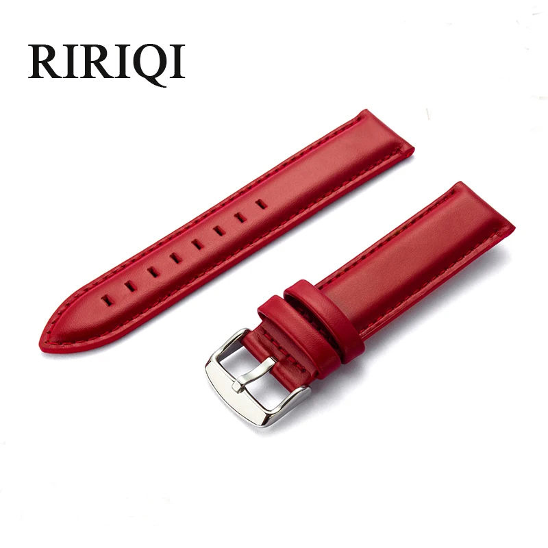 Ремешок для наручных часов из натуральной кожи красный простой плетеный браслет