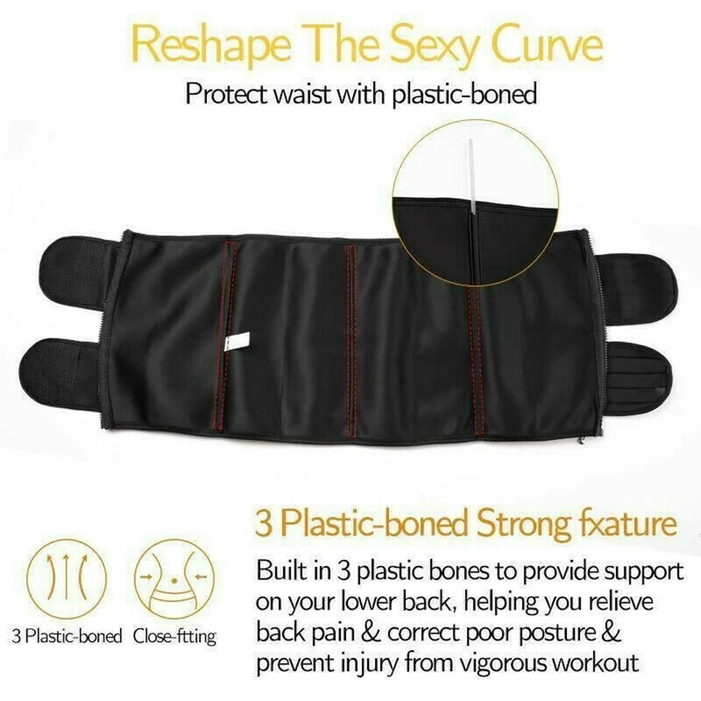 Женский корсет для коррекции фигуры тренажер талии облегающий пояс бега Fajas