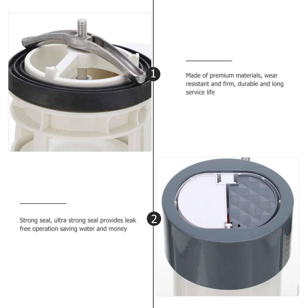 

1 Set Durable Toilet Flush Repair Kit with Button Toilet Tank fitting