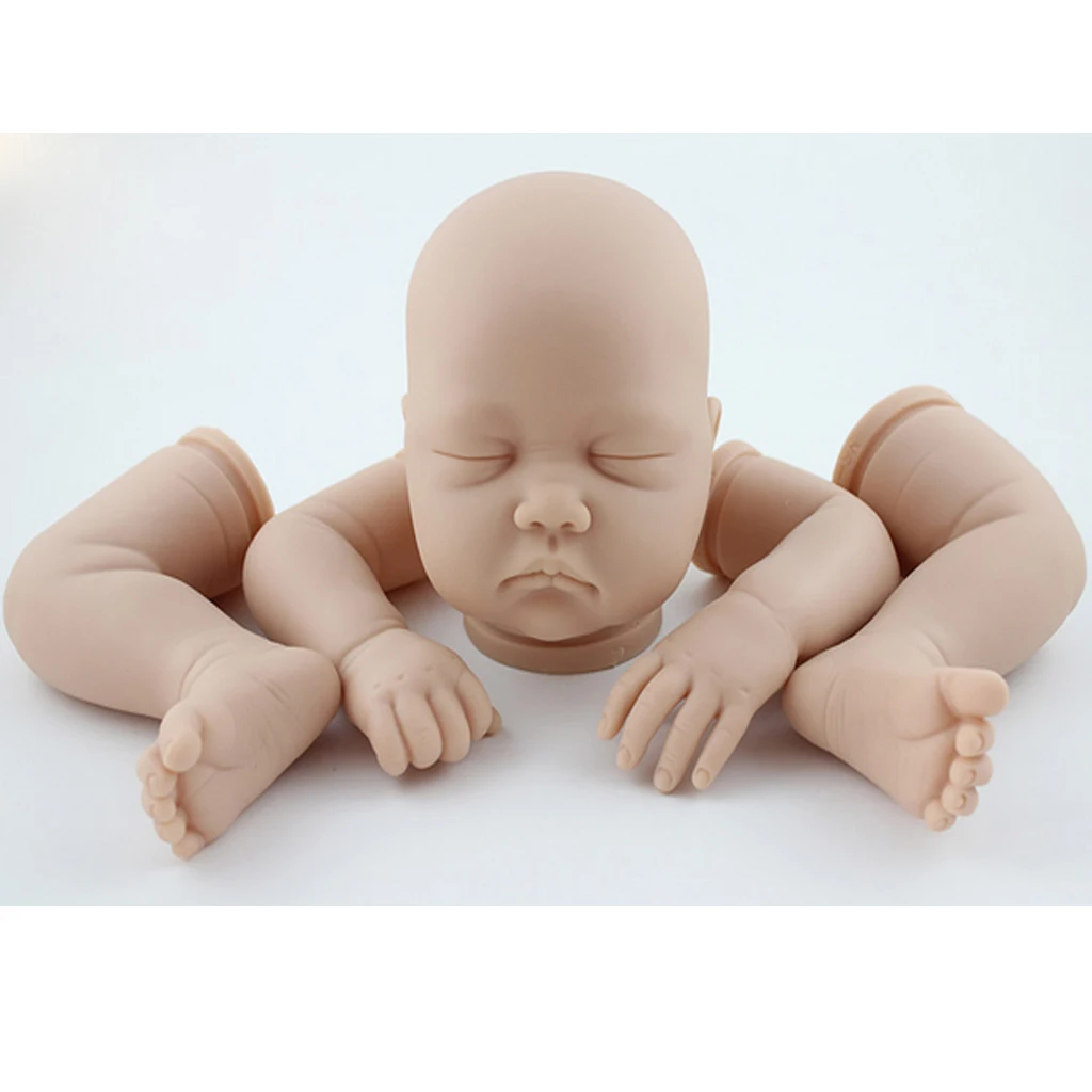 

Unpainted 22inch Reborn Limb & Cloth Body Soft Silicone Baby Doll Mold DIY Making Accessory