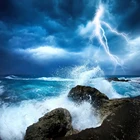 Океан волны шторм 5D квадратные вышивка Diy Алмазная вышивка крестиком на рисунке, водопад пейзаж дома декоративная Бриллиантовая мозаика