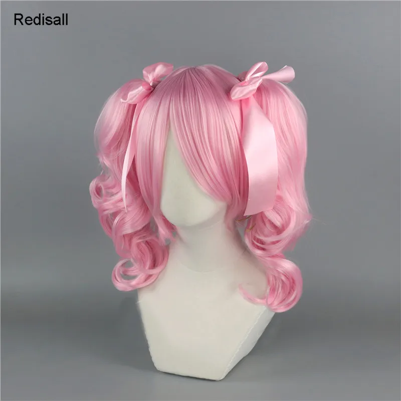 Аниме челка мечта! Пастельные пастельные палитры Maruyama Aya Wig вьющиеся длинные