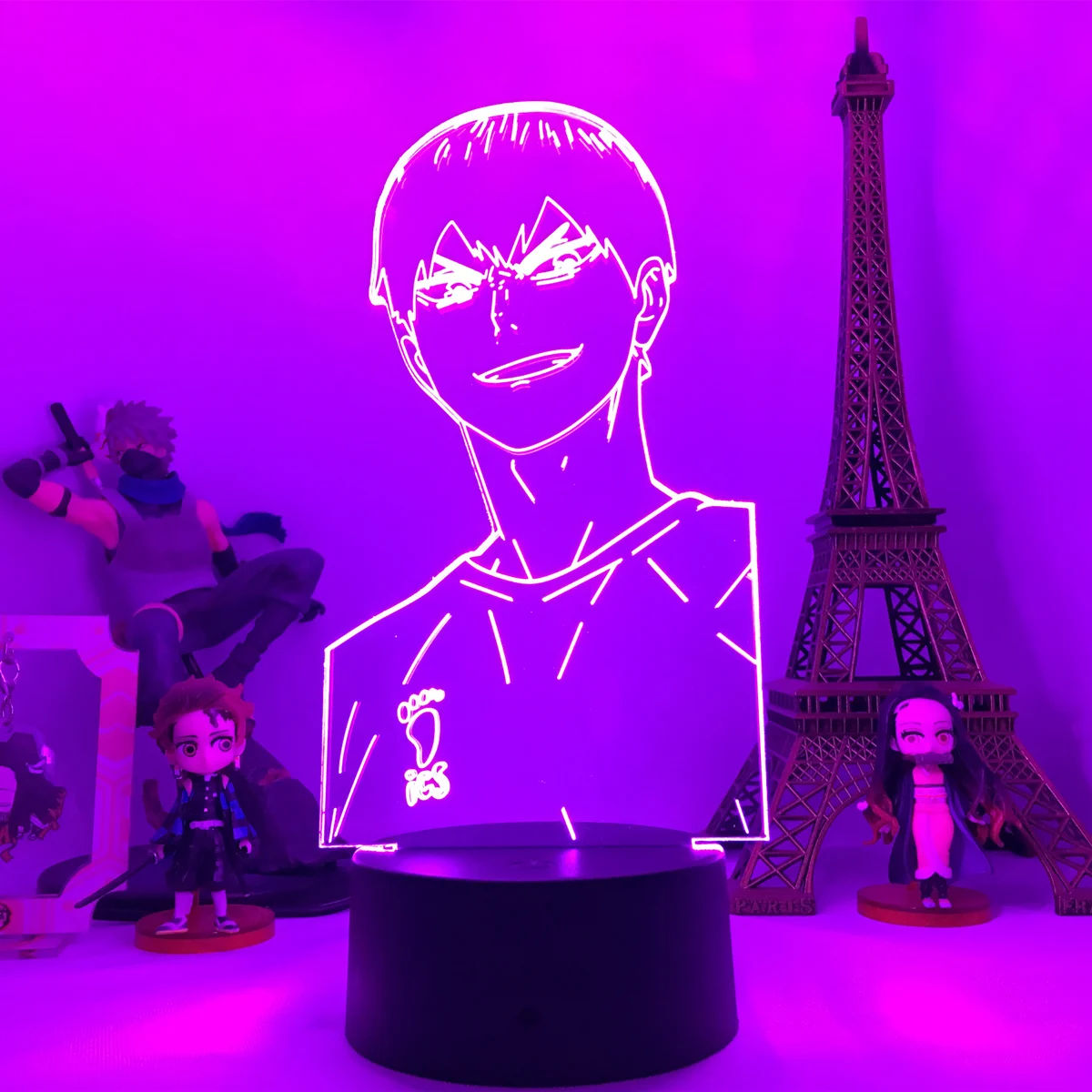 3d-иллюзионный светильник Haikyuu с аниме Подарочная Настольная лампа рисунком коуши