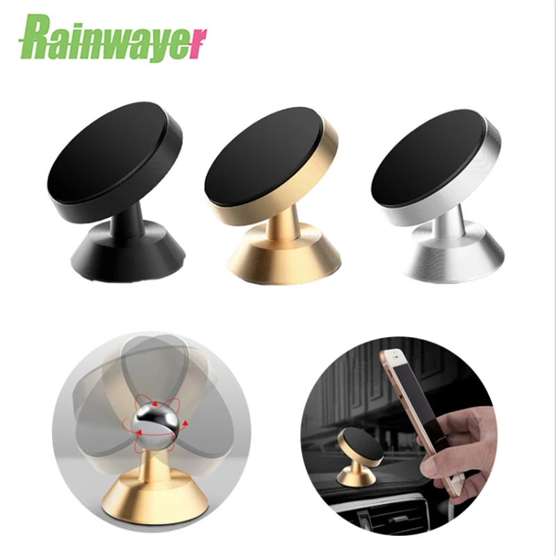 

Car Phone Holder Universal Magnetic Phone Holder Suitable For iPhone Huawei Samsung Car Mobile Phone Holder 360 Degree Rotation