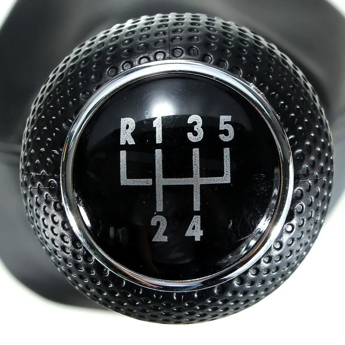 Автомобильная ручка переключения передач 5 скоростей кожаные ботинки для Volkswagen VW