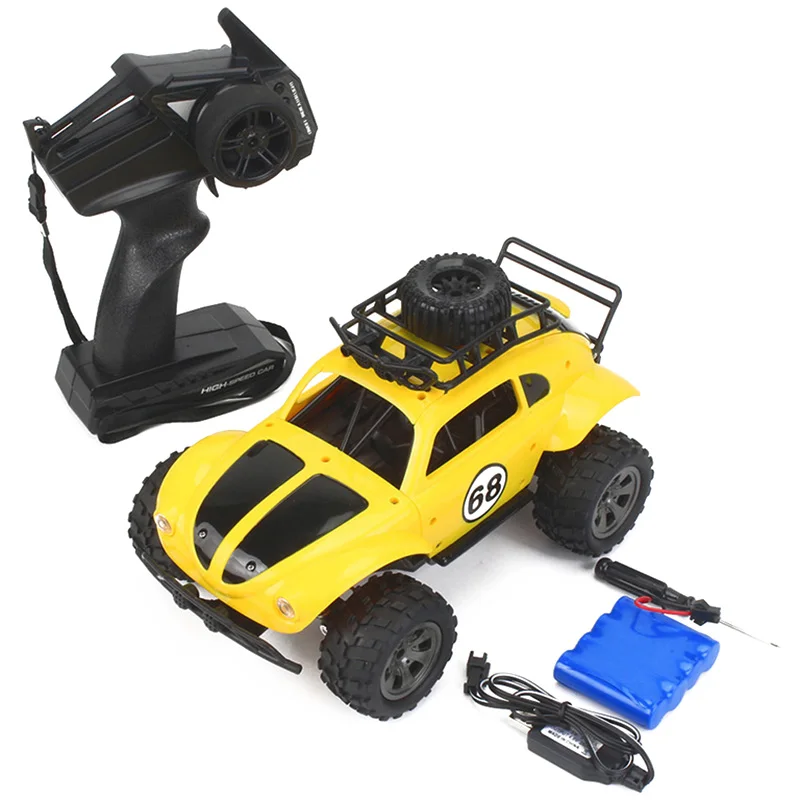 KYAMRC 1:18 2WD Классический Жук Дистанционное управление автомобиль 2,4G RC Гусеничный внедорожный автомобиль багги движущаяся машина дети аккумуляторные автомобили RT