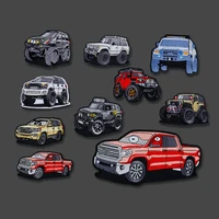 off road vehicle embroidery patches 10 kinds of full embroidered car collection cloth stickers military tactical badge