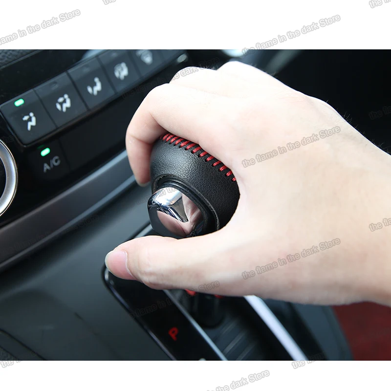 Кожаный чехол для автомобильного снаряжения рукоятка рычага переключения