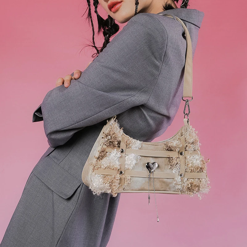 

Fashion underarm bag for women PU leather Leisure armpit shopping shoulder bags wild dumpling handbag female purse high quality