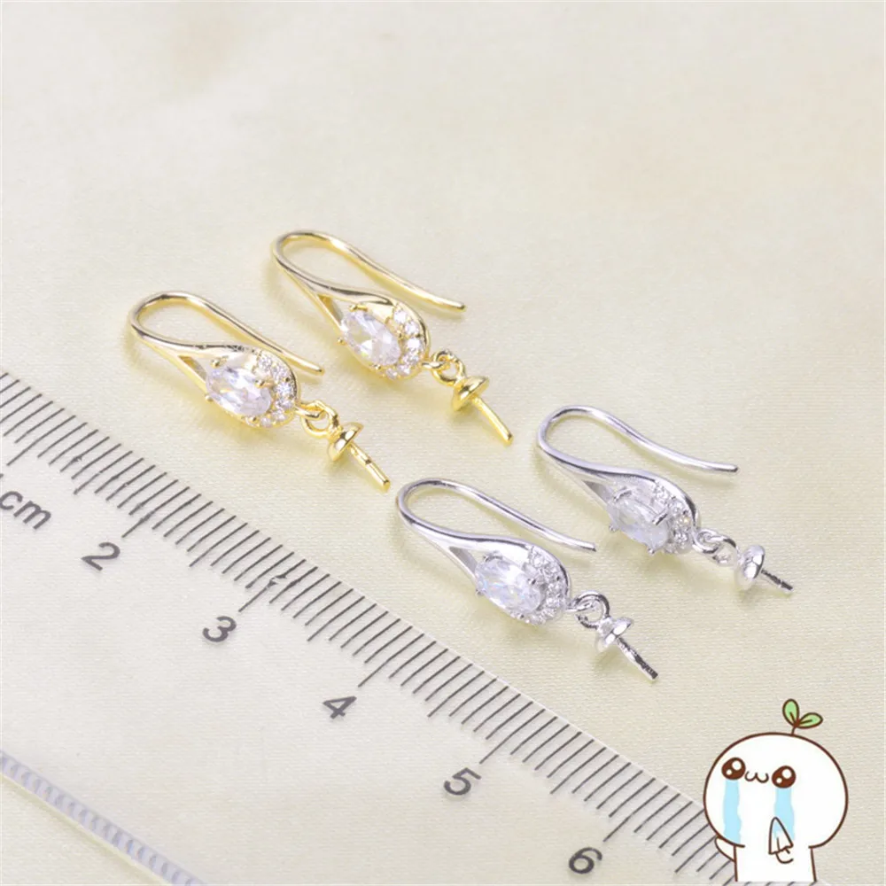 Классические серьги компоненты и фурнитура гвоздики крепления частей хороший