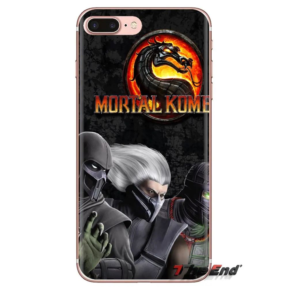 Для iPod Touch Apple iPhone 4 4s 5 5S SE 5C 6 6S 7 8 X XR XS Plus MAX Mary kombat x Scorpion Ninja ТПУ прозрачные чехлы |