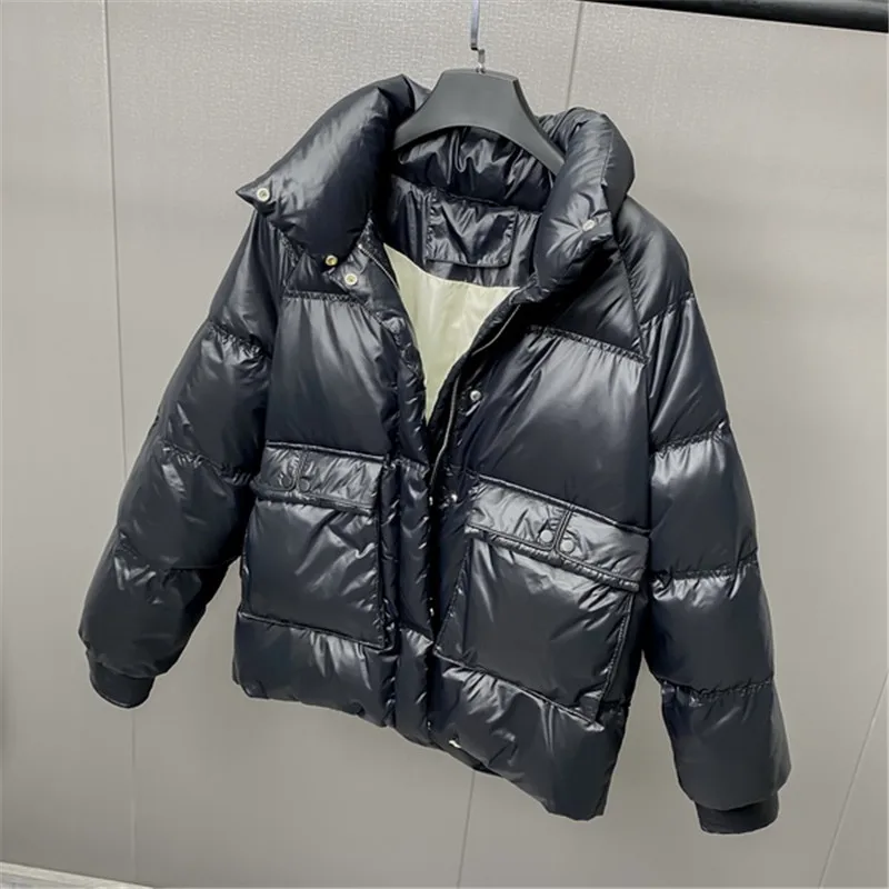 

Fashion Short Down Jacket Women's Cotton Coats 2020 New White Duck Down Coats Korean Style Thickening Parkas Winter Jacket B653