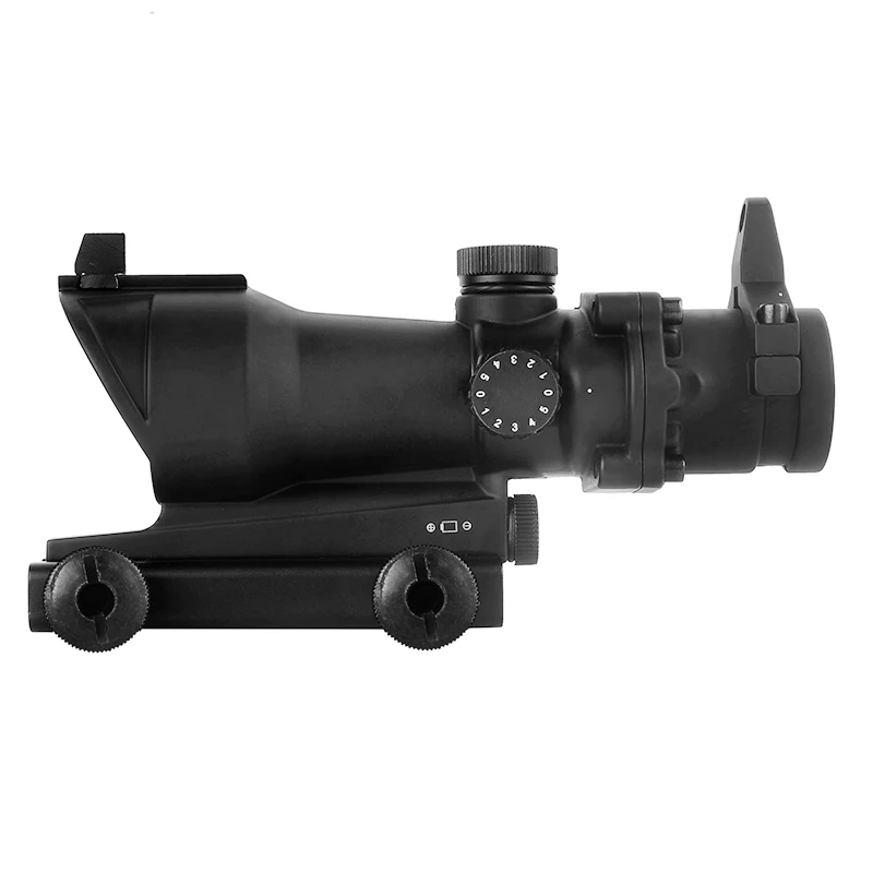 Тактическая Оптика прицел ACOG Тип 1x32 красный/зеленый точка прицел с 22 мм крепление снайперская винтовка для страйкбола