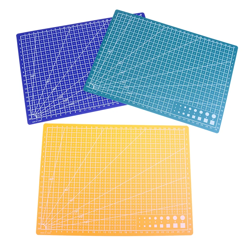 

1pc 30*22cm A4 Grid Lines Self Healing Cutting Mat Craft Card Fabric Leather Paper Board