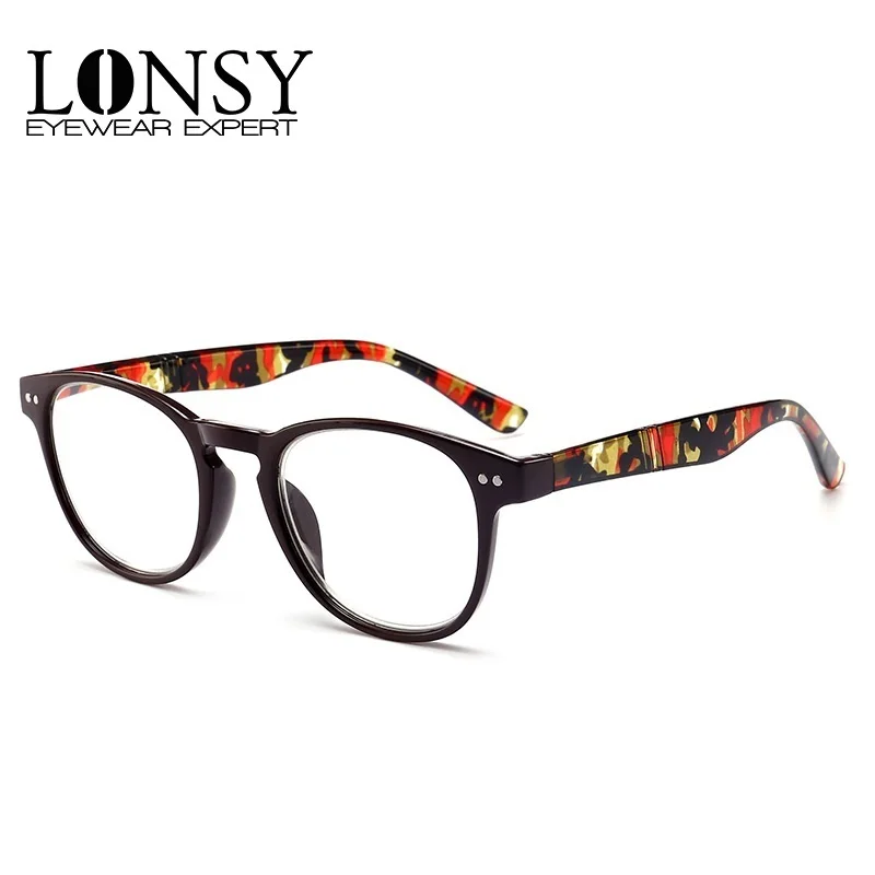 Мужские и женские очки для чтения круглые по рецепту 1 00 4 модные деловые при