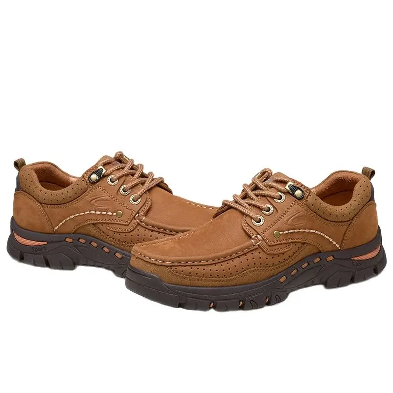 Camel Active Men Shoes New Spring/Autumn Casual Fashion Oxfords Breathable Flat Footwear Genuine Leather Waterproof 1769 | Обувь