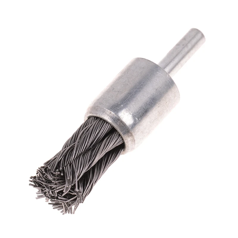1pc 6*20mm Wire Knot End Brush Stainless Steel With Shank For Die Grinder Or Drill High Quality | Инструменты