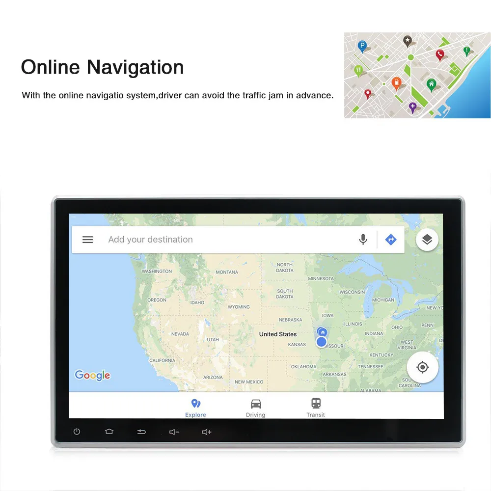 Вращающийся 1DIN Android 10 1 автомобильный Радио мультимедийный плеер GPS Wifi Bluetooth