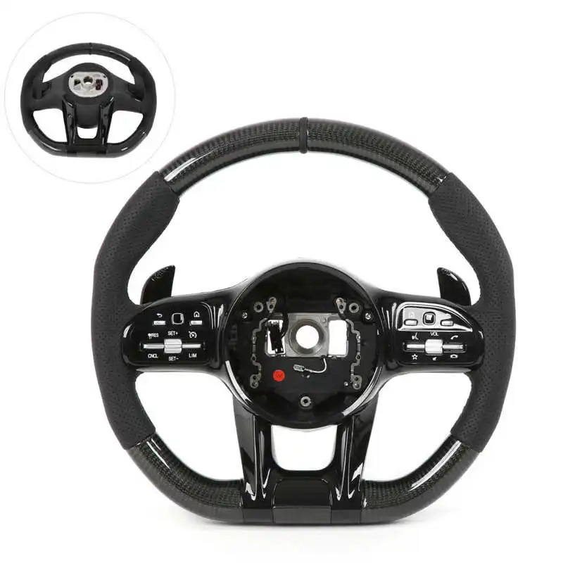 Сменное Рулевое колесо для AMG Performance из углеродного волокна Mercedes-Benz A/B/C/E/S/G/GLC/GLE Class