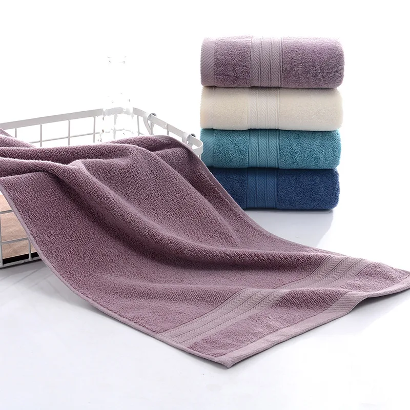 

2021 new high quality face towel solid color towel